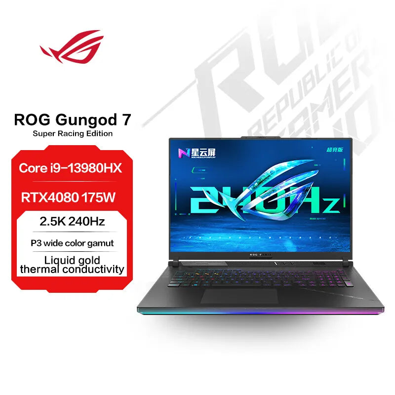 New Asus ROG Strix SCAR Ultimate Edition G634 E-sport Gaming Laptop i9-13980HX RTX4080/4090 2.5K 240Hz 16Inch  Computer Notebook