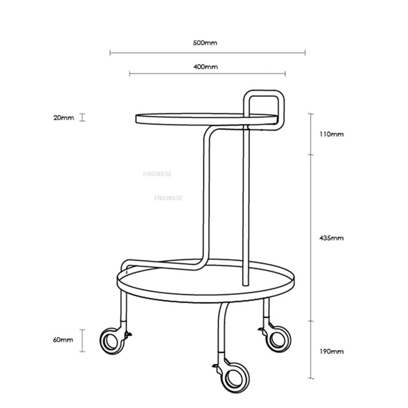 Minimalist Modern Removable Coffee Table Creative End Tables for Living Room Home Furniture Creative Sofa Side Cabinet