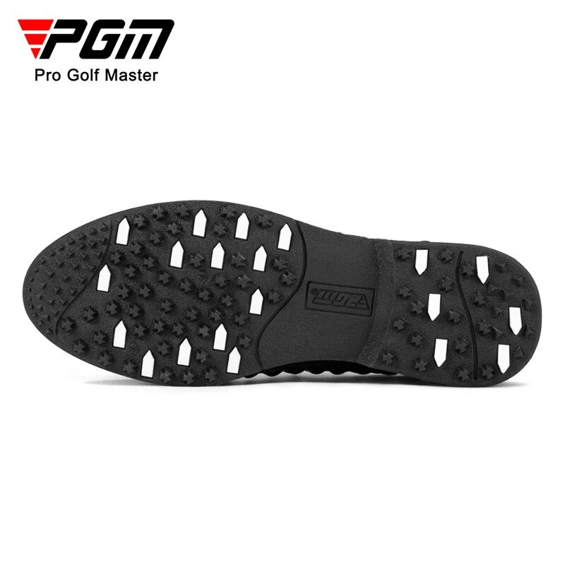 Send Socks!Men Black Sneakers 2022Golf Ultra Light 720g Sports Play Leather Male Waterproof Soft Midsole Non-Slip Sole Shoes pgm