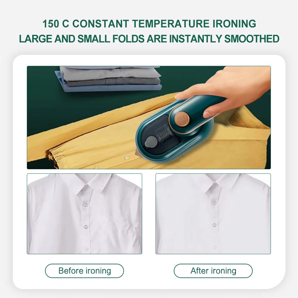 Small Garment Steamer Steam Iron Handheld Portable Home Travel Clothes Ironing Dry Wet Ironing Machine