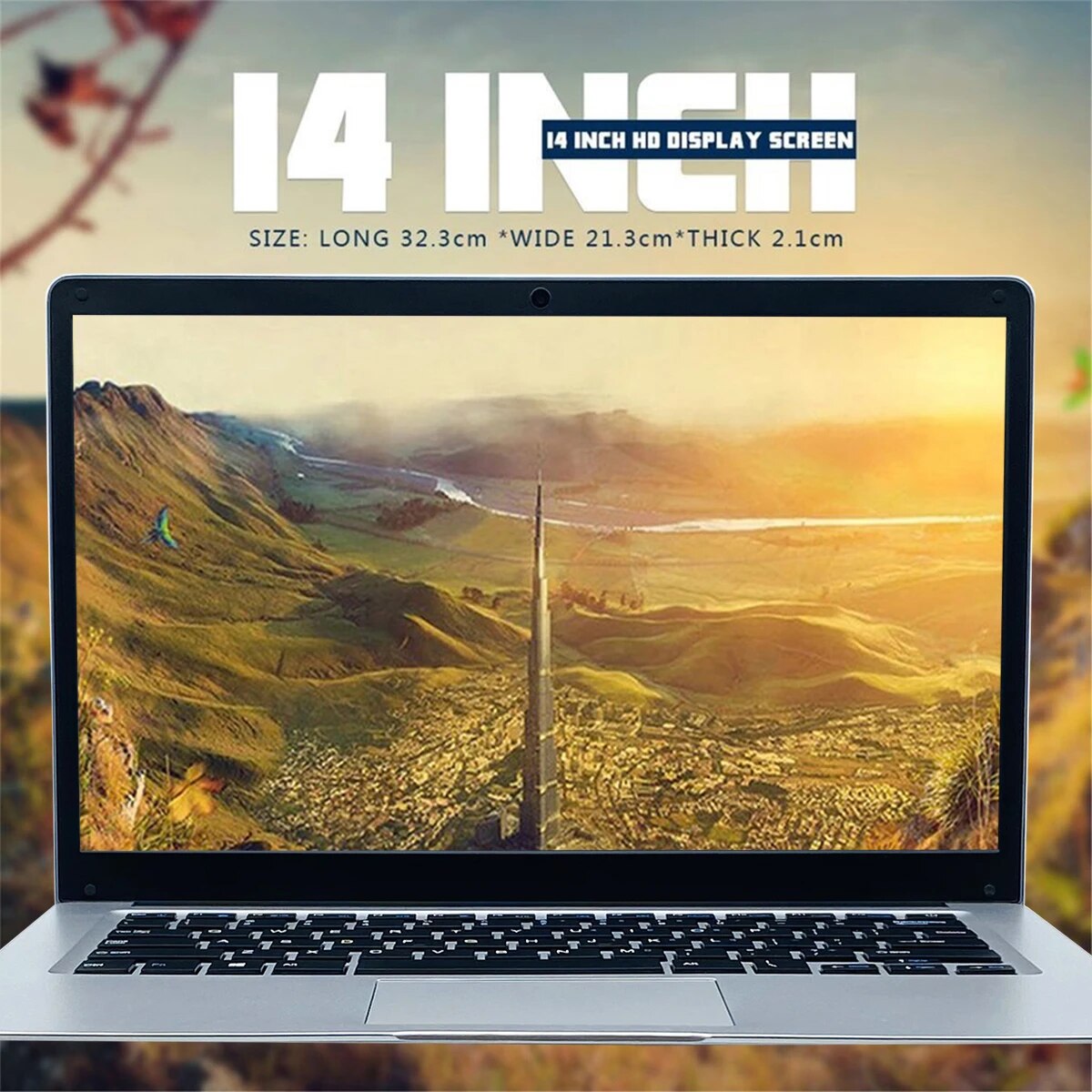 Laptop for Office Student 14 Inch Cheap Laptops Intel Celeron N3350 6GB RAM 512G SSD Computer Windows 10 Pro Portable Notebook