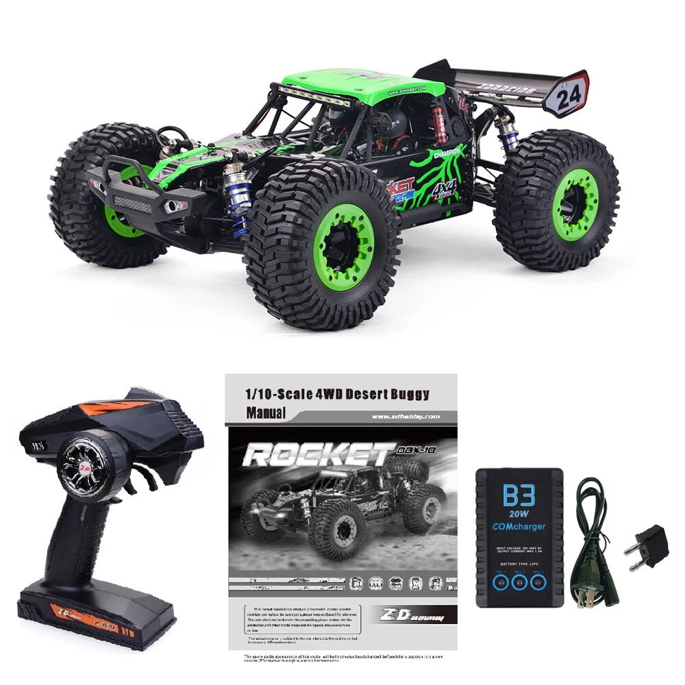 ZD Racing DBX-10 1/10 4WD 80km/H 2.4G Brushless RC Cars Desert Truck RC Electric Remote Control Buggy Off-road Vehicle Cars Gift