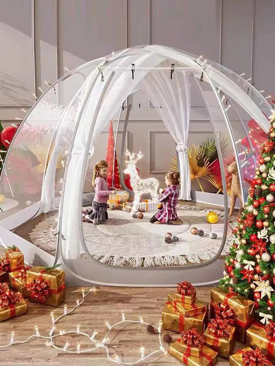 Tent Outdoor Camping Starry Sky Room Outdoor Transparent Winter Camping Picnic Small Tent Bubble House