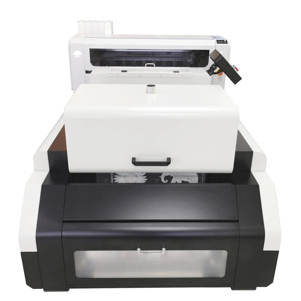 Legend Plus All In One 24in (600mm) DTF Printing System with DTF Printer Dual I3200-A1 Heads + Powder Shaker and Dryer DTF Set