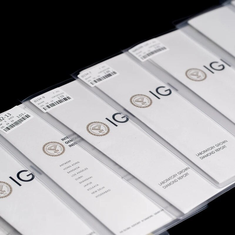 IGI CERTIFIED 5.3 CARAT LAB-CREATED CVD COLOR F CLARITY VS2 CUSHION BRILLIANT