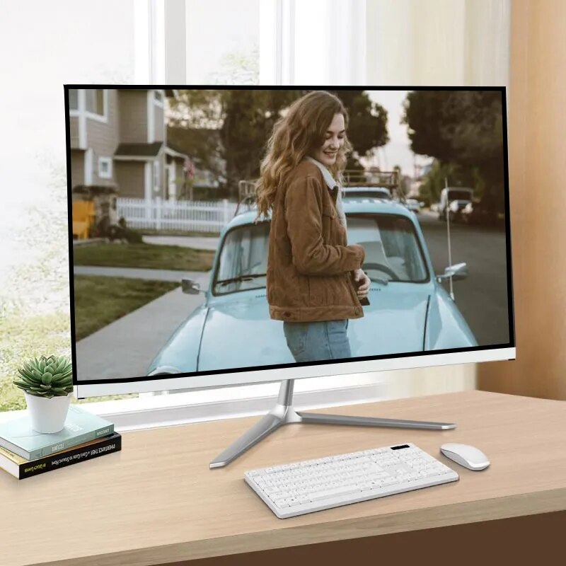 OEM barebones pc 24inch RAM 8/16G core i7CPU  computer all in one pc laptops and desktops All-in-one pc