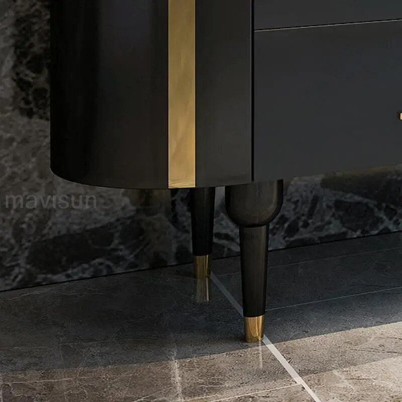 Italian Hot Sale Customized Dining Room Storage Cabinet Multifunctional Space-Saving Home Furniture Kitchen Locker With Drawers