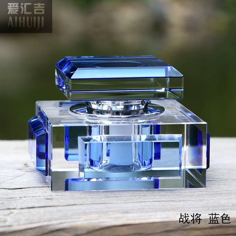 Applicable to Mercedes-Benz BMW Audi Volkswagen Creative Perfume Holder Crystal Perfume Bottle Decoration Cologne Essential Oil
