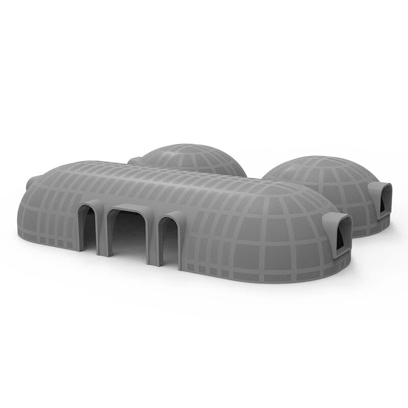 Prefab and graphene dome house and boat Geodesic  building prefabricated  for vacation（162square meters）