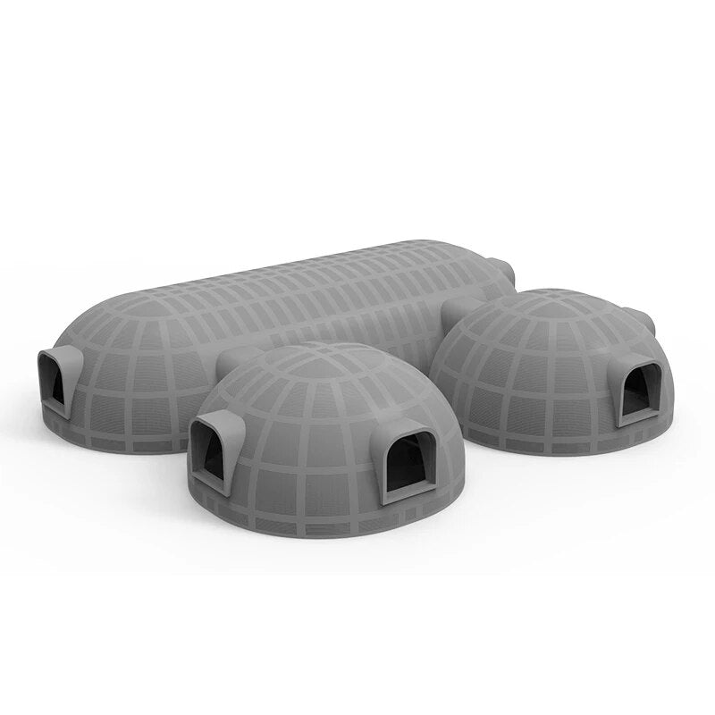 Prefab and graphene dome house and boat Geodesic  building prefabricated  for vacation（162square meters）