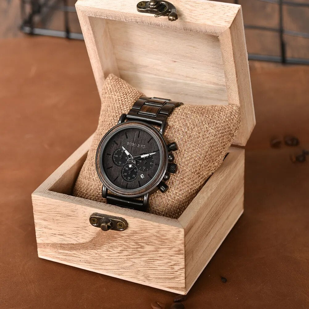 BOBOBIRD Man Watch Luxury Men's Watches For Men Quartz Wristwatches Clock Male Custom Wrist Watch Orologio Uomo Timepieces