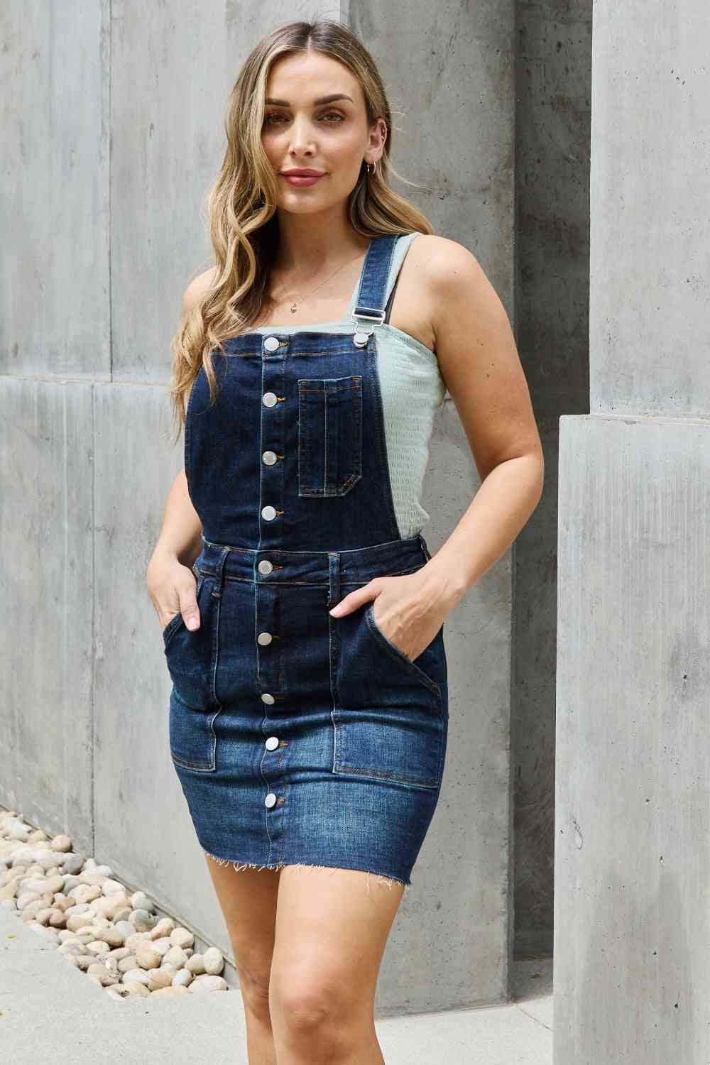 Judy Blue Katrina High Waist Overall Skirt - KAISERINC
