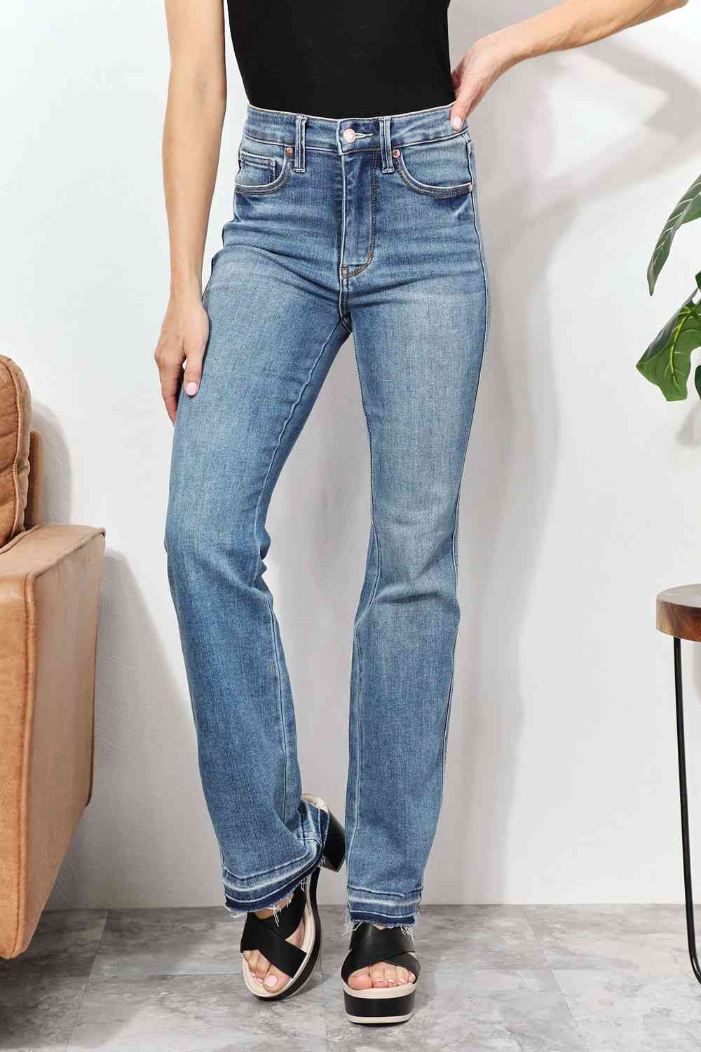 Judy Blue Full Size High Waist Jeans with Pockets - KAISERINC