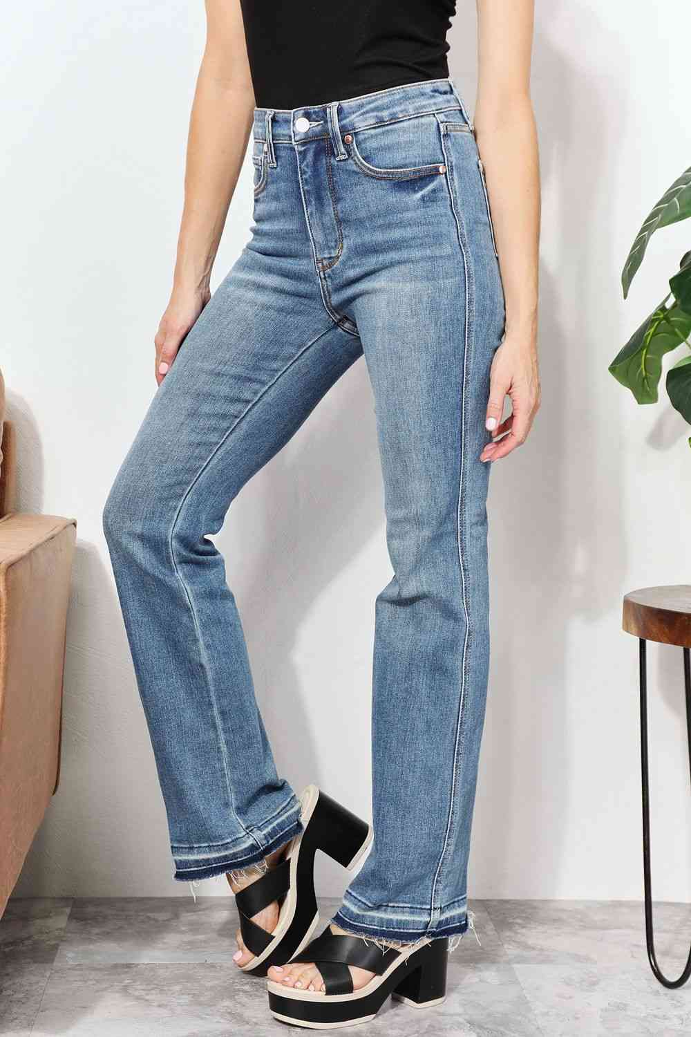 Judy Blue Full Size High Waist Jeans with Pockets - KAISERINC
