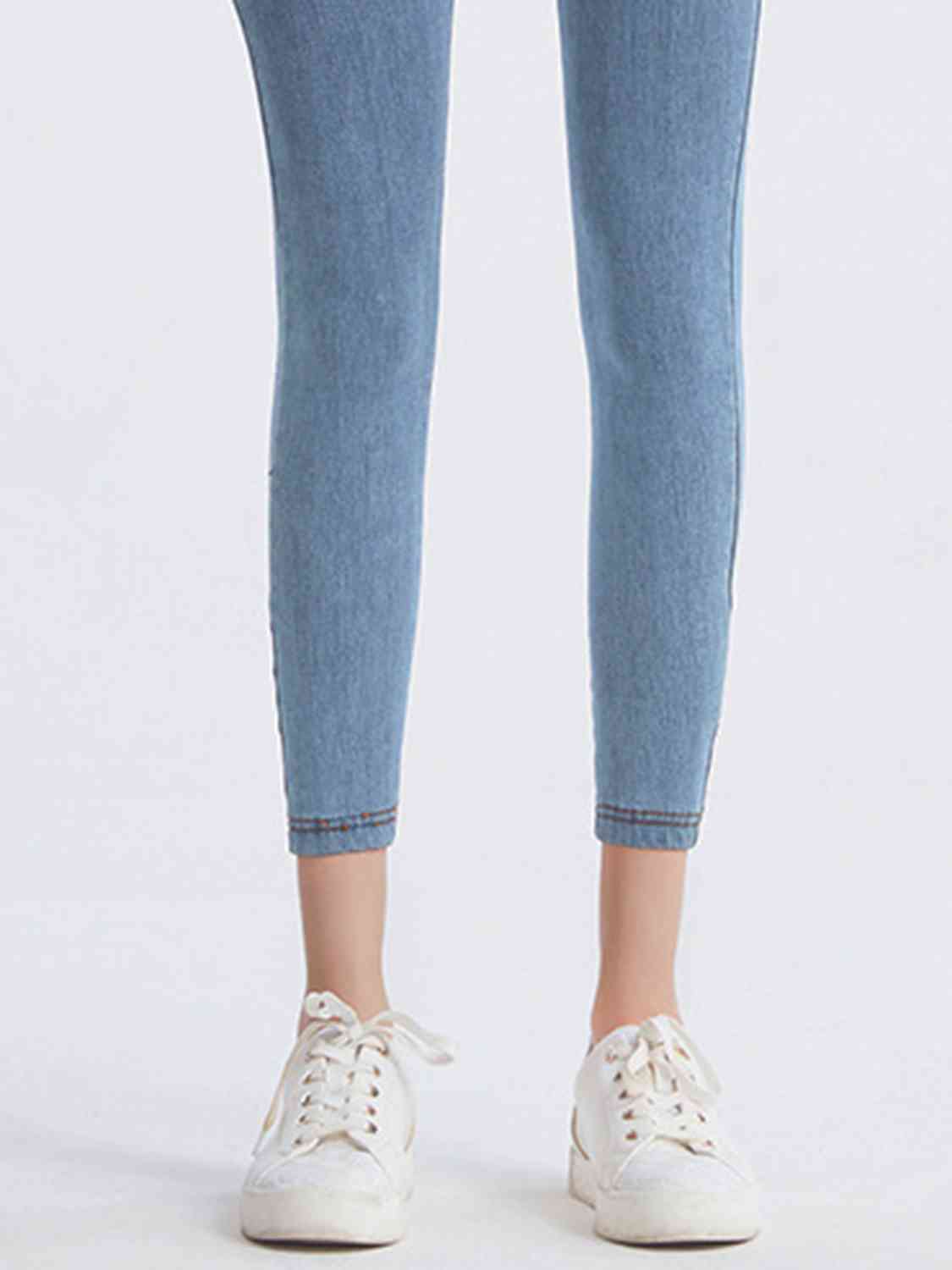 Wide Waistband Sports Leggings - KAISERINC