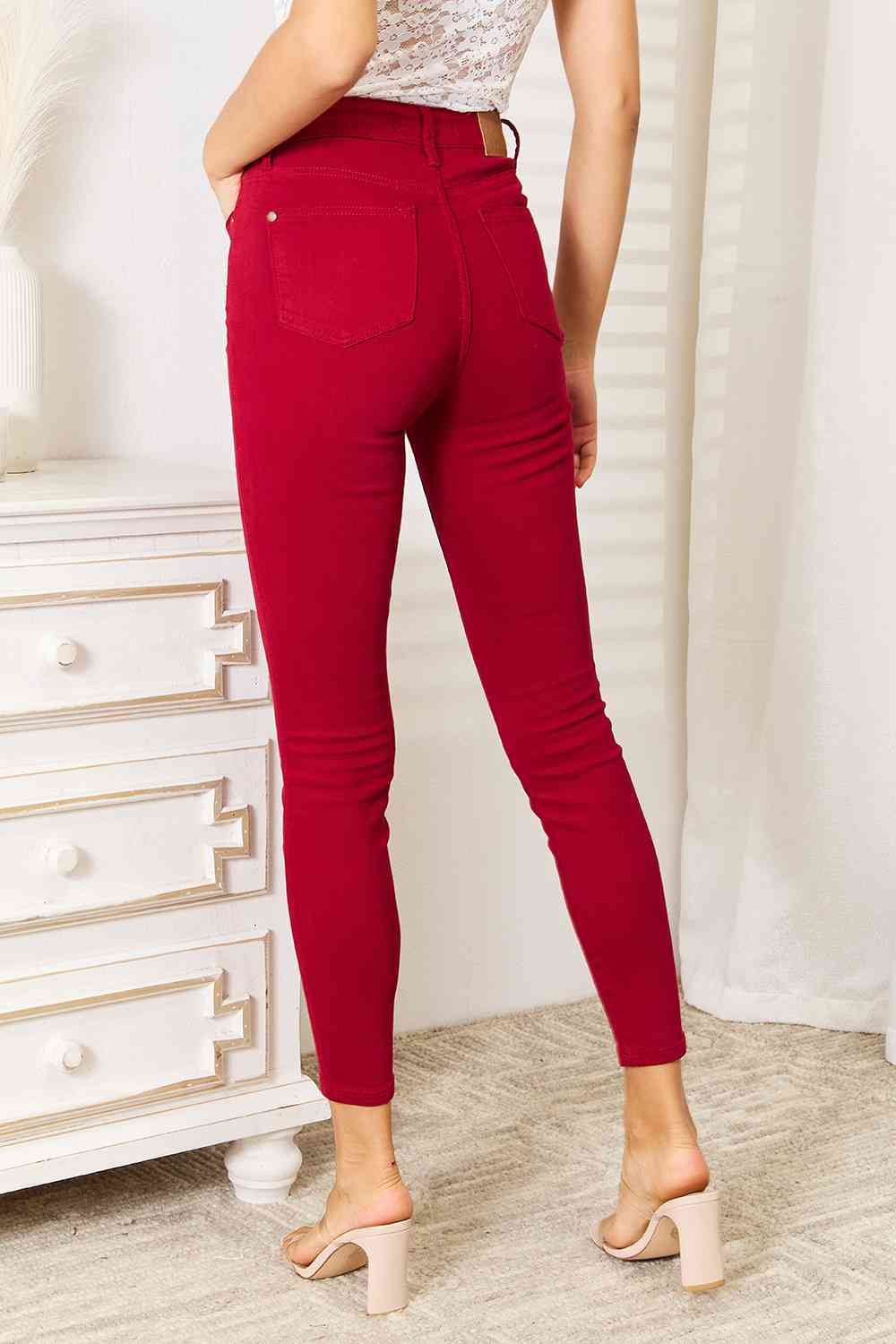 Judy Blue Full Size High Waist Tummy Control Skinny Jeans - KAISERINC