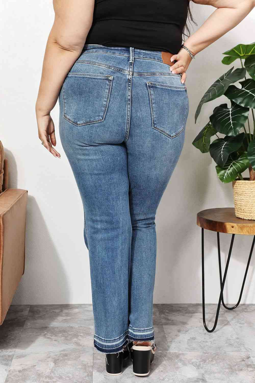 Judy Blue Full Size High Waist Jeans with Pockets - KAISERINC