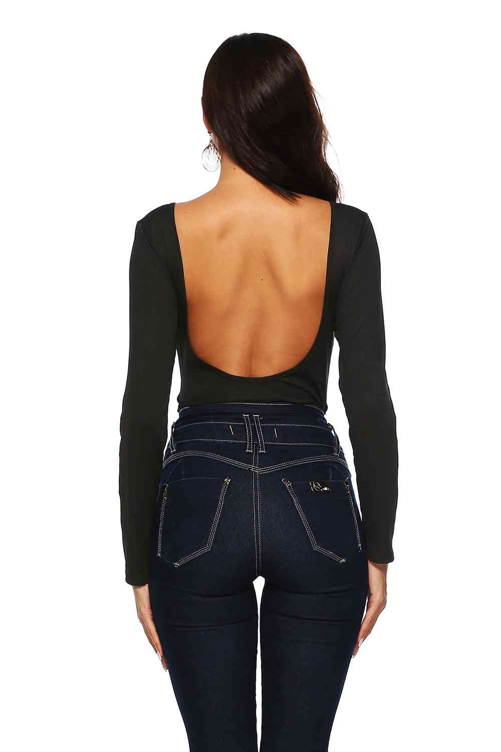 Button Detail Bodysuit - KAISERINC
