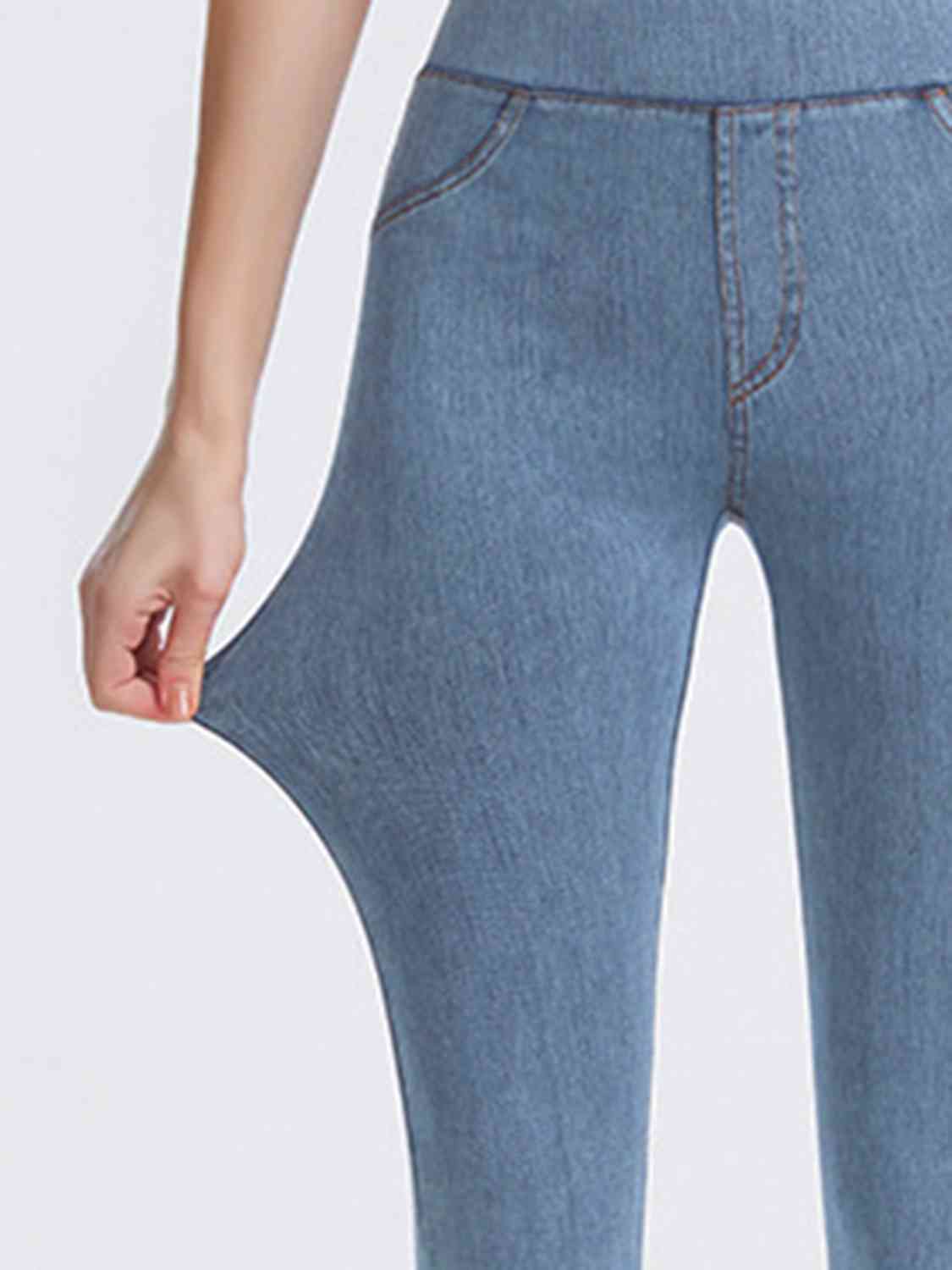 Wide Waistband Sports Leggings - KAISERINC
